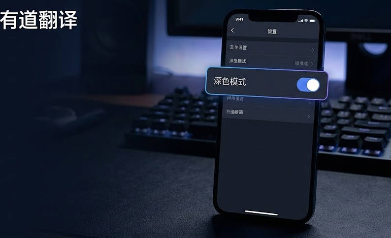 有道翻译怎么设置深色模式?
