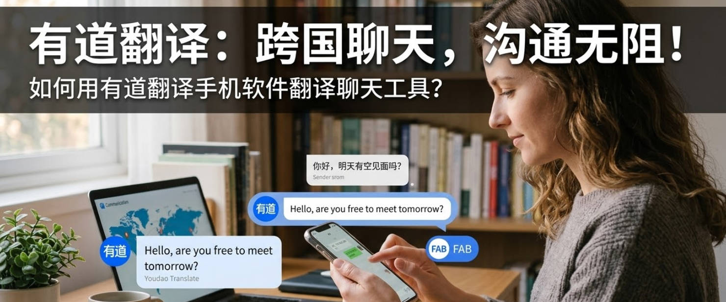 有道翻译如何翻译聊天软件？