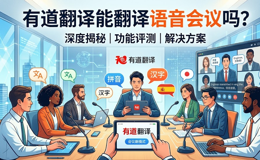 有道翻译能搞定语音会议吗