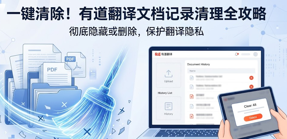 有道翻译如何彻底清除文档翻译历史记录