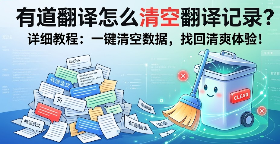 有道翻译怎么清空翻译记录