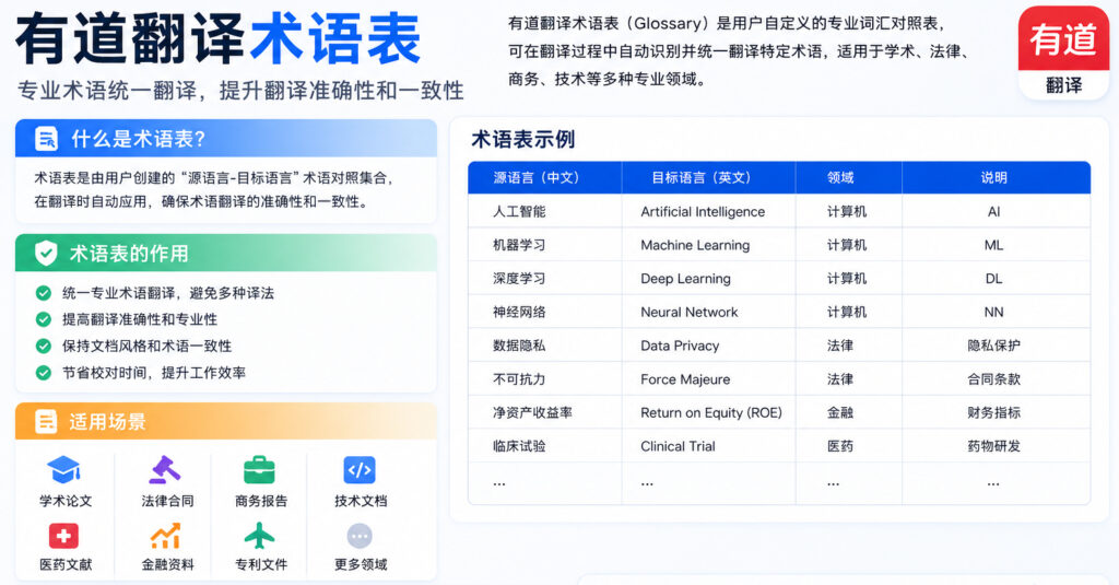 有道翻译术语表怎么做